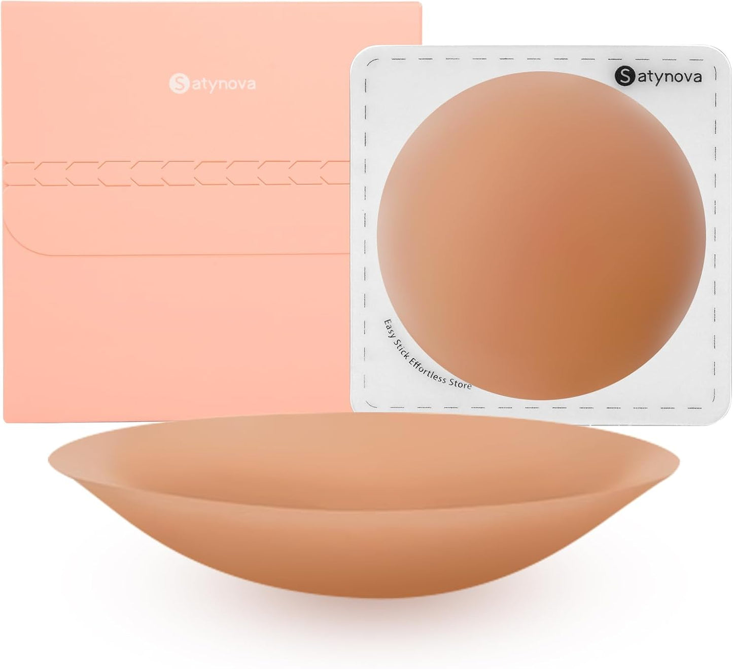 Nipple Covers with Lift for Women,2 Pairs Seamless Reusable Sticky Bra Push Up Adhesive Lifting Pasties