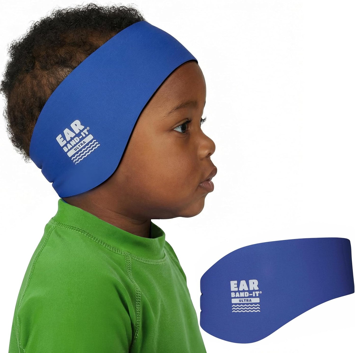 Earvolution Ear Band-It Ultra Swimming Headband for Kids and Adults - Invented by Ear, Nose, and Throat Physician - Custom Anti-Slip Grip Neoprene Maximizes Protection, 13 Color Options, 3 Sizes