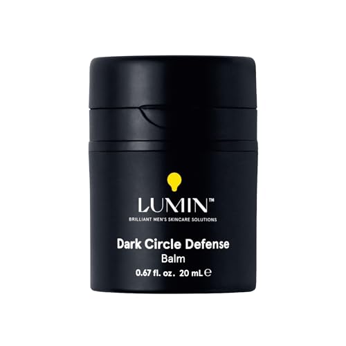 Lumin Men’s Dark Circle Defense Balm – Hydrating Eye Cream with Caffeine & Niacinamide, Korean Skincare for Men, Reduces the Look of Puffiness, Fine Lines & Dark Circles, Daily & Night Use, 20ml