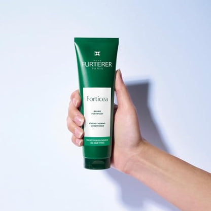 Rene Furterer Forticea Strengthening Conditioner - Fortify Hair and Prevent Breakage with Rosemary Oil and Guarana Extract - Gentle, Daily Use Formula - Silicone, Sulfate, Paraben-Free - 5 fl. oz.