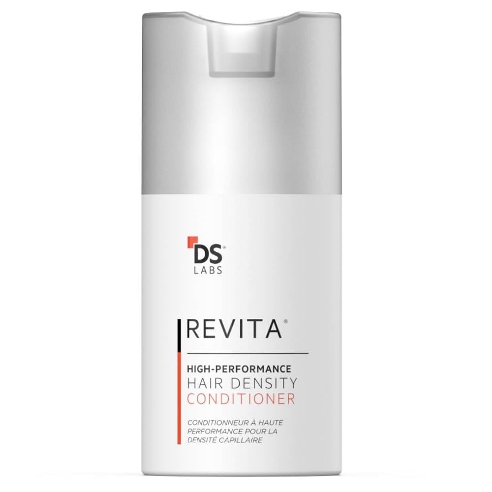 DS Labs For Men & Women Revita Conditioner - Scalp Refreshing Hydration for Fuller Looking, Weightless Hydration, Caffeine, Turmeric, Sulfate & Silicone Free, Color Safe, Refill Pouch 500 mL
