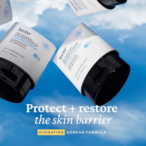 belif Aqua Bomb SPF 45 Hydrating Niacinamide Sunscreen (1.69 fl. oz) - The True Cream PA++++, Daily Broad Spectrum, No White Cast, Weightless & Invisible, Non-Greasy, Korean Skincare