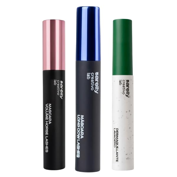 SARELLY Cow Lashes Mascara | Waterproof | Volumizing & Lengthening | Lash-Conditioning | Vegan & Cruelty-Free