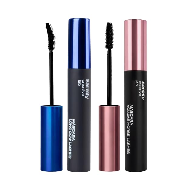SARELLY Cow Lashes Mascara | Waterproof | Volumizing & Lengthening | Lash-Conditioning | Vegan & Cruelty-Free
