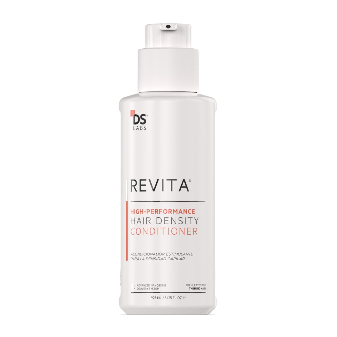 DS Labs For Men & Women Revita Conditioner - Scalp Refreshing Hydration for Fuller Looking, Weightless Hydration, Caffeine, Turmeric, Sulfate & Silicone Free, Color Safe, 100 mL