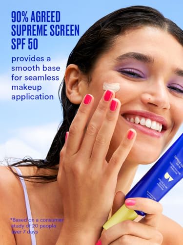 Ultra Violette Supreme Screen SPF 50 Skinscreen Facial Sunscreen Moisturizer and Primer, 1.76 oz