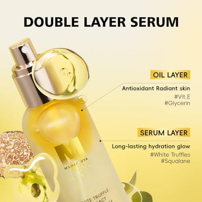 White Truffle First Spray Serum, Hydrating Face Mist & Lightweight Facial Mist, Glow Boost Moisturizing Formula for Radiant, Smooth Skin, Non-Comedogenic, 120ml/ 4.05 fl oz