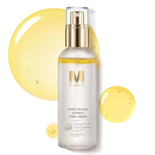 White Truffle First Spray Serum, Hydrating Face Mist & Lightweight Facial Mist, Glow Boost Moisturizing Formula for Radiant, Smooth Skin, Non-Comedogenic, 120ml/ 4.05 fl oz