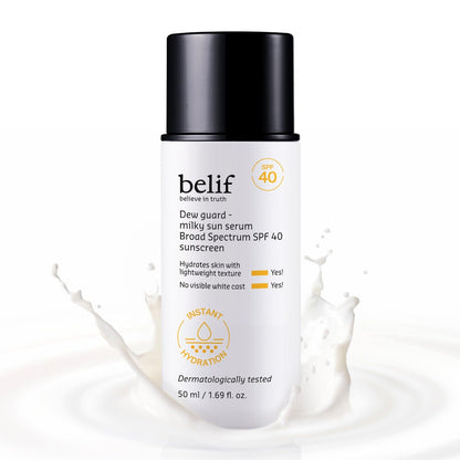 belif Aqua Bomb SPF 45 Hydrating Niacinamide Sunscreen (1.69 fl. oz) - The True Cream PA++++, Daily Broad Spectrum, No White Cast, Weightless & Invisible, Non-Greasy, Korean Skincare