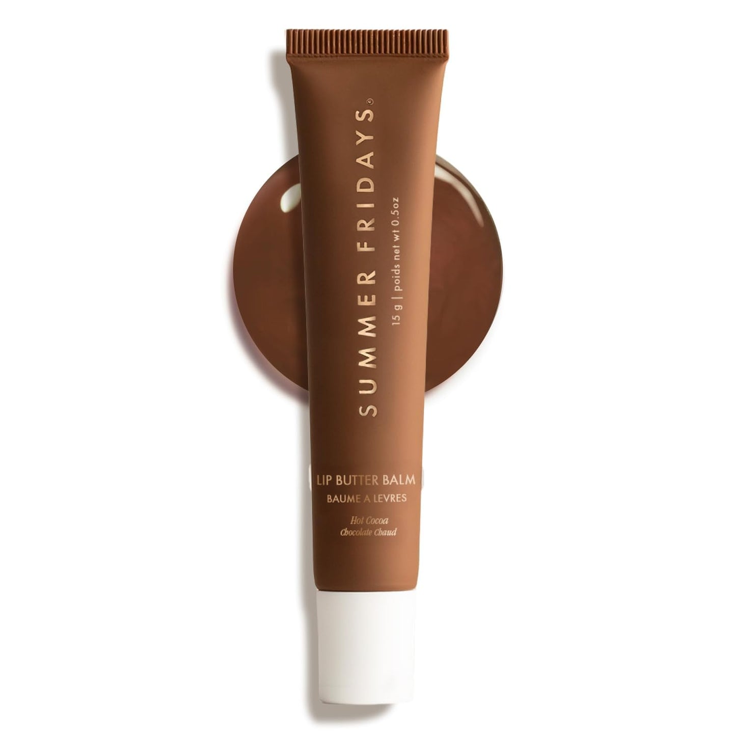 Summer Fridays Tinted Lip Butter Balm - Conditioning Vegan Lip Balm for Instant Moisture, Shine & Hydration - Sheer-Tinted, Soothing Skincare - Pink Sugar (.5 Oz)
