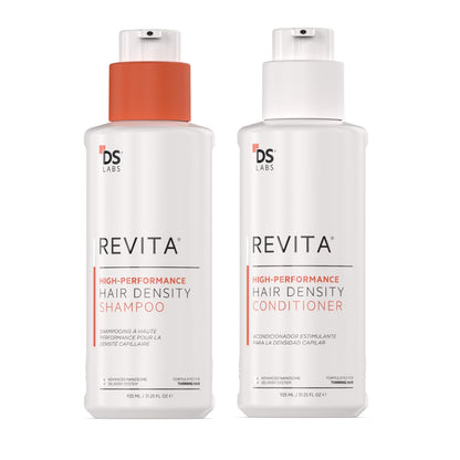 DS Labs For Men & Women Revita Shampoo & Conditioner Kit - Two-Step Scalp Care System for Fuller-Looking, Volumized Hair, Lightweight Hydration, Sulfate & Silicone Free, Color Safe, 925 mL