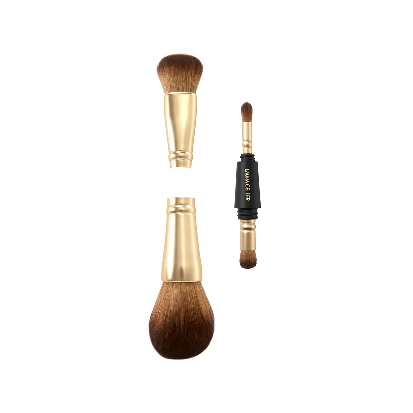 LAURA GELLER NEW YORK The Brush Vault - Ultimate Limited Edition Makeup Brush Collection - Includes Ten Must-Have Makeup Brushes for Mature Skin Makeup Application - 10 Count