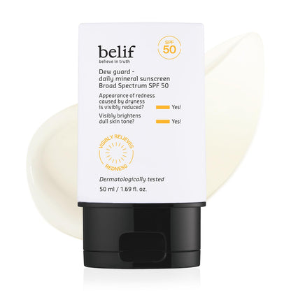 belif Aqua Bomb SPF 45 Hydrating Niacinamide Sunscreen (1.69 fl. oz) - The True Cream PA++++, Daily Broad Spectrum, No White Cast, Weightless & Invisible, Non-Greasy, Korean Skincare