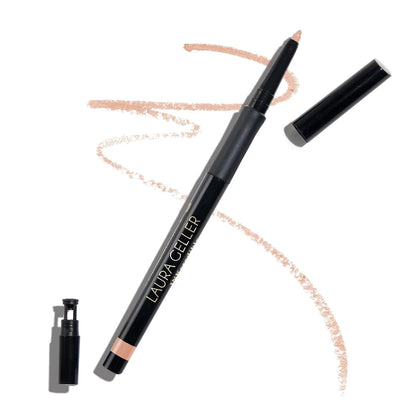 LAURA GELLER NEW YORK INKcredible Gel Eyeliner - Graphite - Waterproof Smudge-proof Eyeliner Pencil - Built in Sharpener