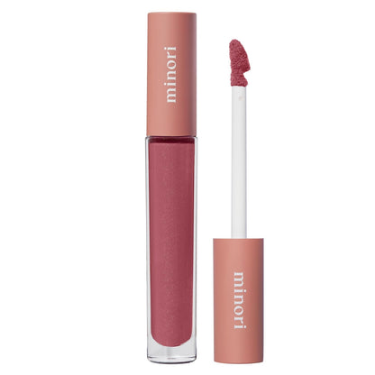Minori Lip Gloss, Cozy Shade, Hydrating, Non-Sticky Sheer Gloss with Jojoba, Shea Butter & Vitamin E, Vegan & Cruelty-Free, Moisturizing Lip Shine, 0.11 fl oz.