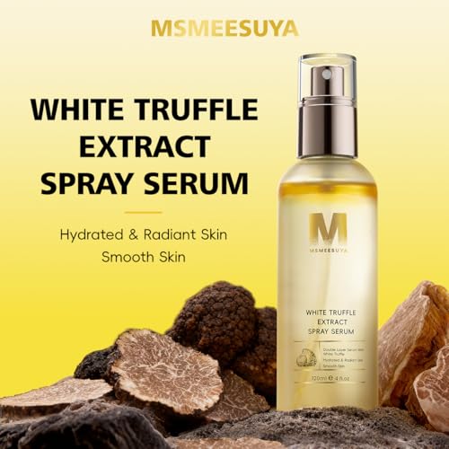 White Truffle First Spray Serum, Hydrating Face Mist & Lightweight Facial Mist, Glow Boost Moisturizing Formula for Radiant, Smooth Skin, Non-Comedogenic, 120ml/ 4.05 fl oz