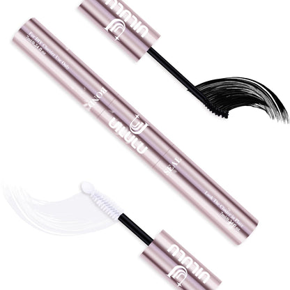 Uilulu Lash Cluster Glue, Lash Bond and Seal for Eyelash Clusters Black 2-in-1 Glue DIY at Home Use Hold Long-Lasting Eyelash Adhesive(7ml+7ml)