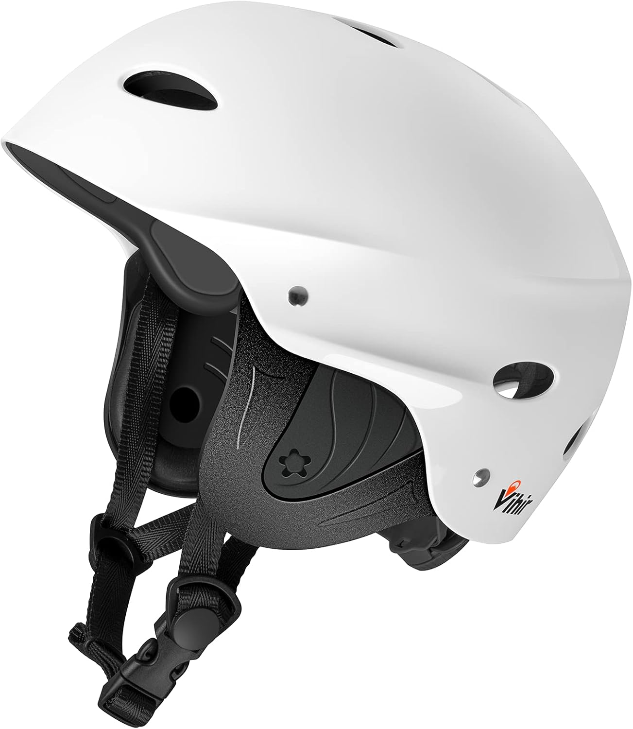 Vihir Adult Water Sports Adjustable Helmet with Ears - Perfect for Kayaking, Boating,Surfing