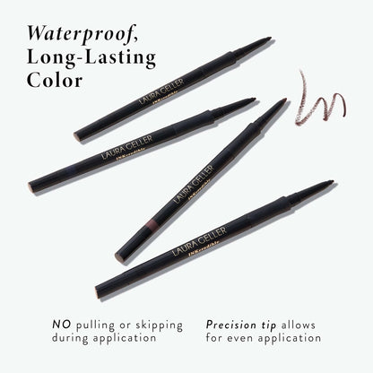LAURA GELLER NEW YORK INKcredible Gel Eyeliner - Graphite - Waterproof Smudge-proof Eyeliner Pencil - Built in Sharpener