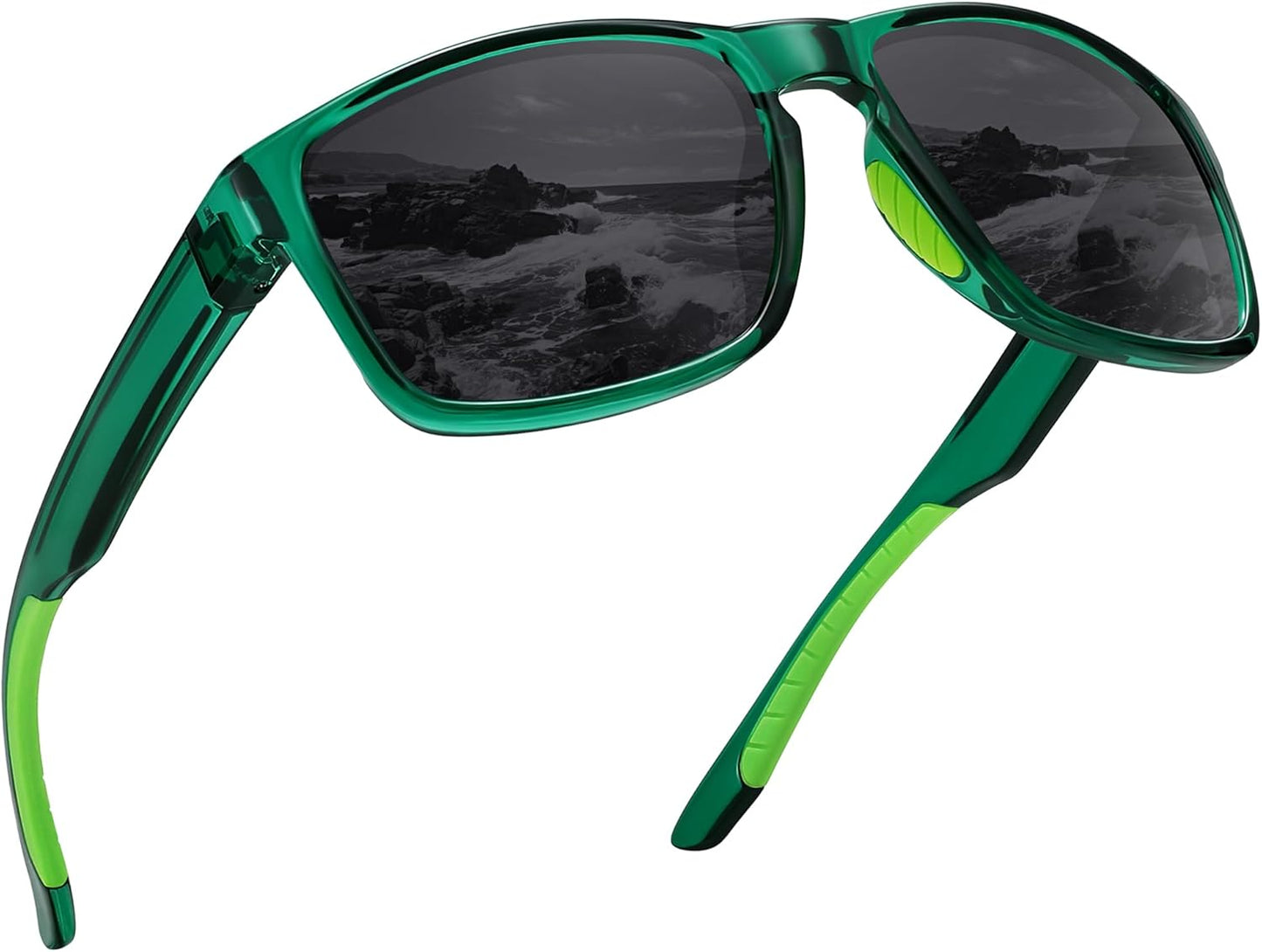 Sports Polarized Sunglasses for Men Women UV Protection Unbreakable Driving Running Fishing Hiking Sun Glasses