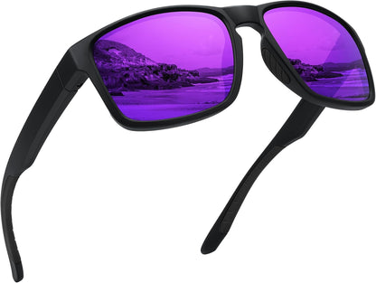 Sports Polarized Sunglasses for Men Women UV Protection Unbreakable Driving Running Fishing Hiking Sun Glasses