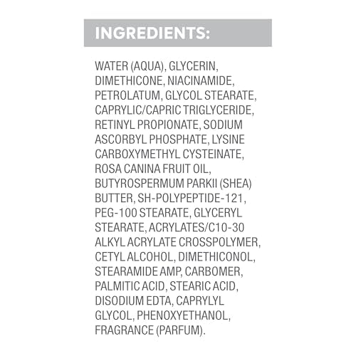 Dove Body Cream Serum Niacinamide + Even Tone for Dark Spots and Uneven Tone with Vitamin C, Pro-Retinol and Shea Butter Lotion, 8 oz