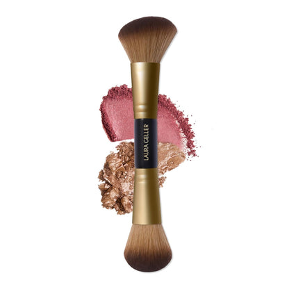 LAURA GELLER NEW YORK The Brush Vault - Ultimate Limited Edition Makeup Brush Collection - Includes Ten Must-Have Makeup Brushes for Mature Skin Makeup Application - 10 Count