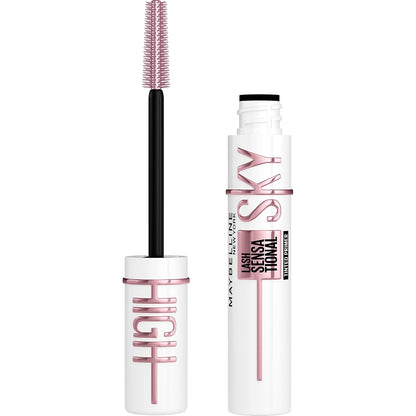 Maybelline Lash Sensational Sky High Mascara Makeup, Volumizing, Lengthening, Defining, Curling, Multiplying, Buildable, Washable Formula, Burgundy Haze, 1 Count