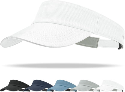 Sukeen Women's Adjustable Fit Runners Lightweight Comfort Performance Visor, Sports Sun Visor One Size Fits Most