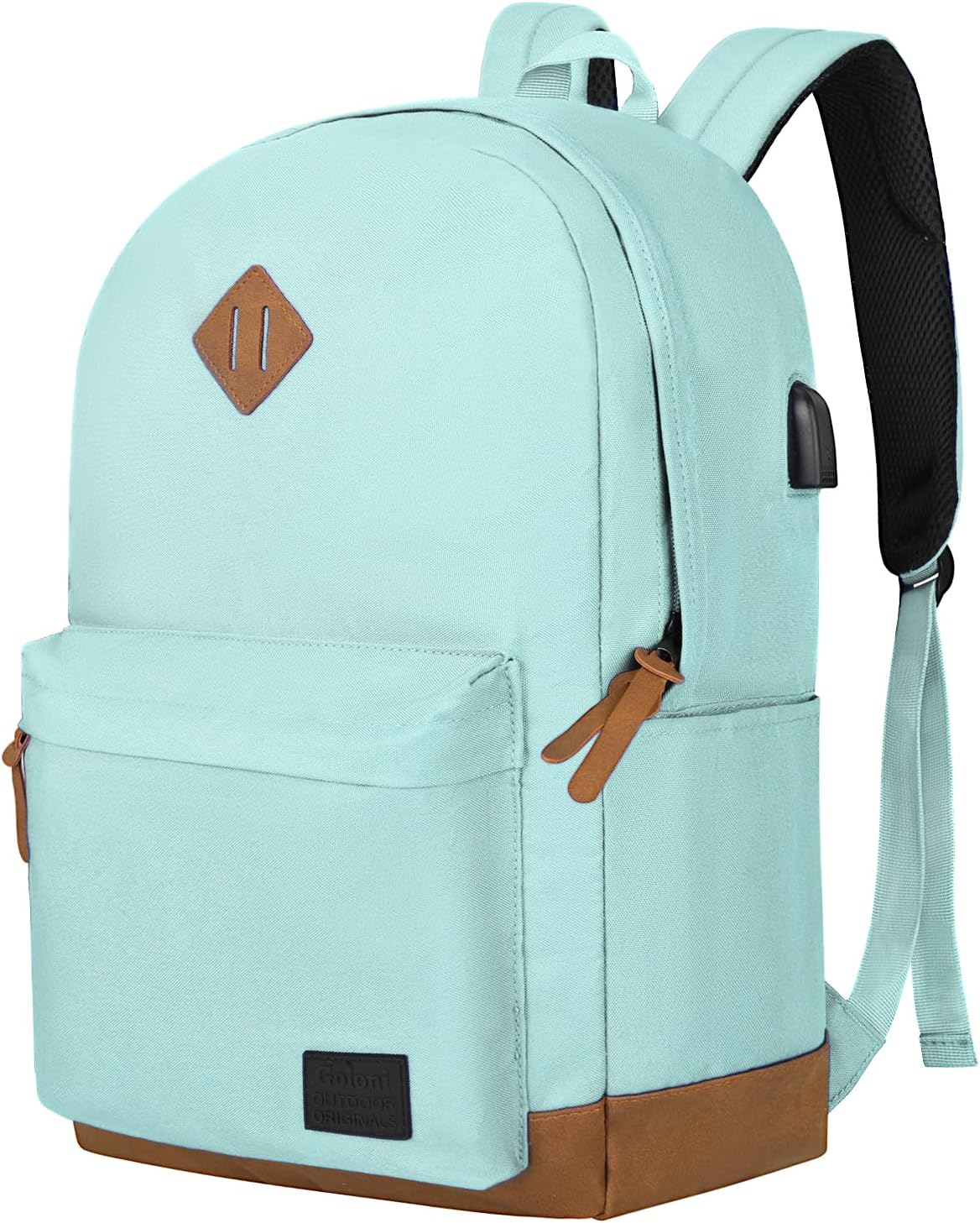 Goloni Backpack for Men Women,Travel Laptop Backpack, Water Resistant 17.3 Inch USB Charging Backpack, Large Capacity Work Commute Bag