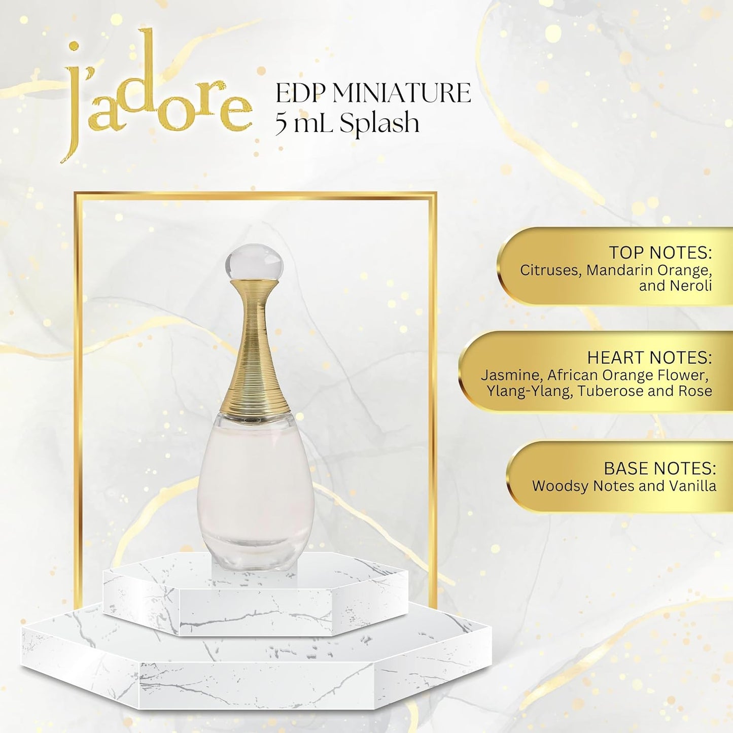J'adore by Christian Dior for Women 0.17 oz Eau de Parfum Collectible