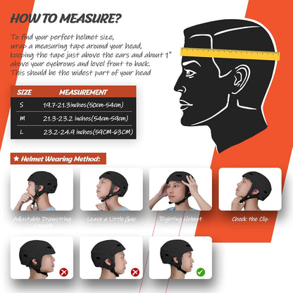 Vihir Adult Water Sports Adjustable Helmet with Ears - Perfect for Kayaking, Boating,Surfing