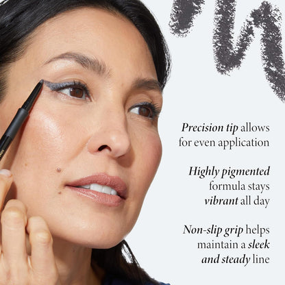 LAURA GELLER NEW YORK INKcredible Gel Eyeliner - Graphite - Waterproof Smudge-proof Eyeliner Pencil - Built in Sharpener