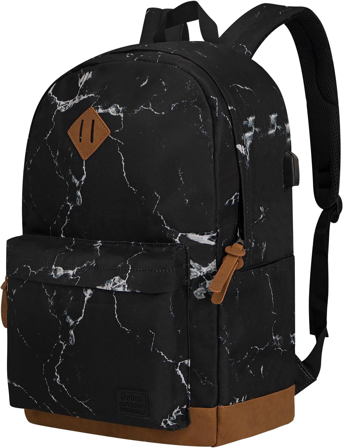 Goloni Backpack for Men Women,Travel Laptop Backpack, Water Resistant 17.3 Inch USB Charging Backpack, Large Capacity Work Commute Bag