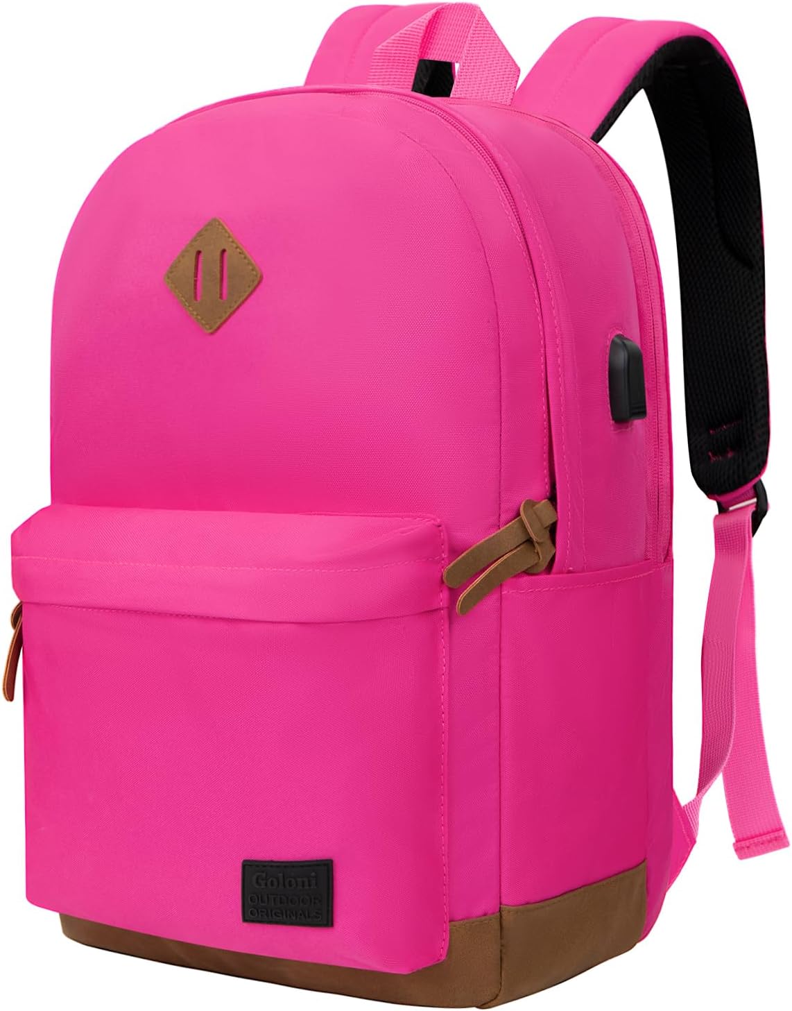 Goloni Backpack for Men Women,Travel Laptop Backpack, Water Resistant 17.3 Inch USB Charging Backpack, Large Capacity Work Commute Bag