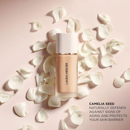 Real Flawless Weightless Perfecting Waterproof Foundation, Medium Coverage Foundation, Buildable Coverage, 12 HR wear, Non-comedogenic, 1oz