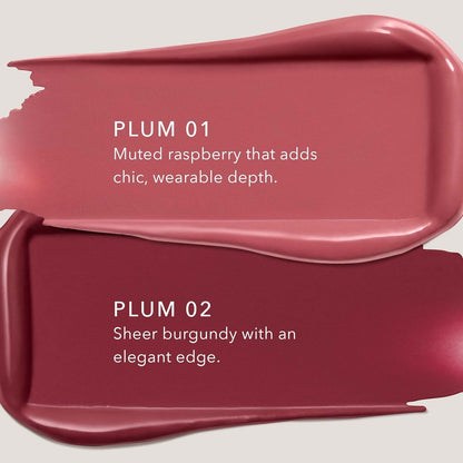 No Makeup Makeup Crème Classic Lipstick, Foolproof Sheer-to-Bold Formula Delivers Long-Lasting Hydration and Buildable Color, Lightweight Satin Finish, Made with Skin-Loving Ingredients, Plum 02