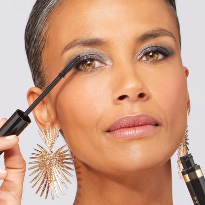 LAURA GELLER NEW YORK Kajal Longwear Mascara – Black – Volumizing, Lengthening, & Defining Mascara - Smudge‑Proof & Flake‑Proof Wear, Buildable Formula