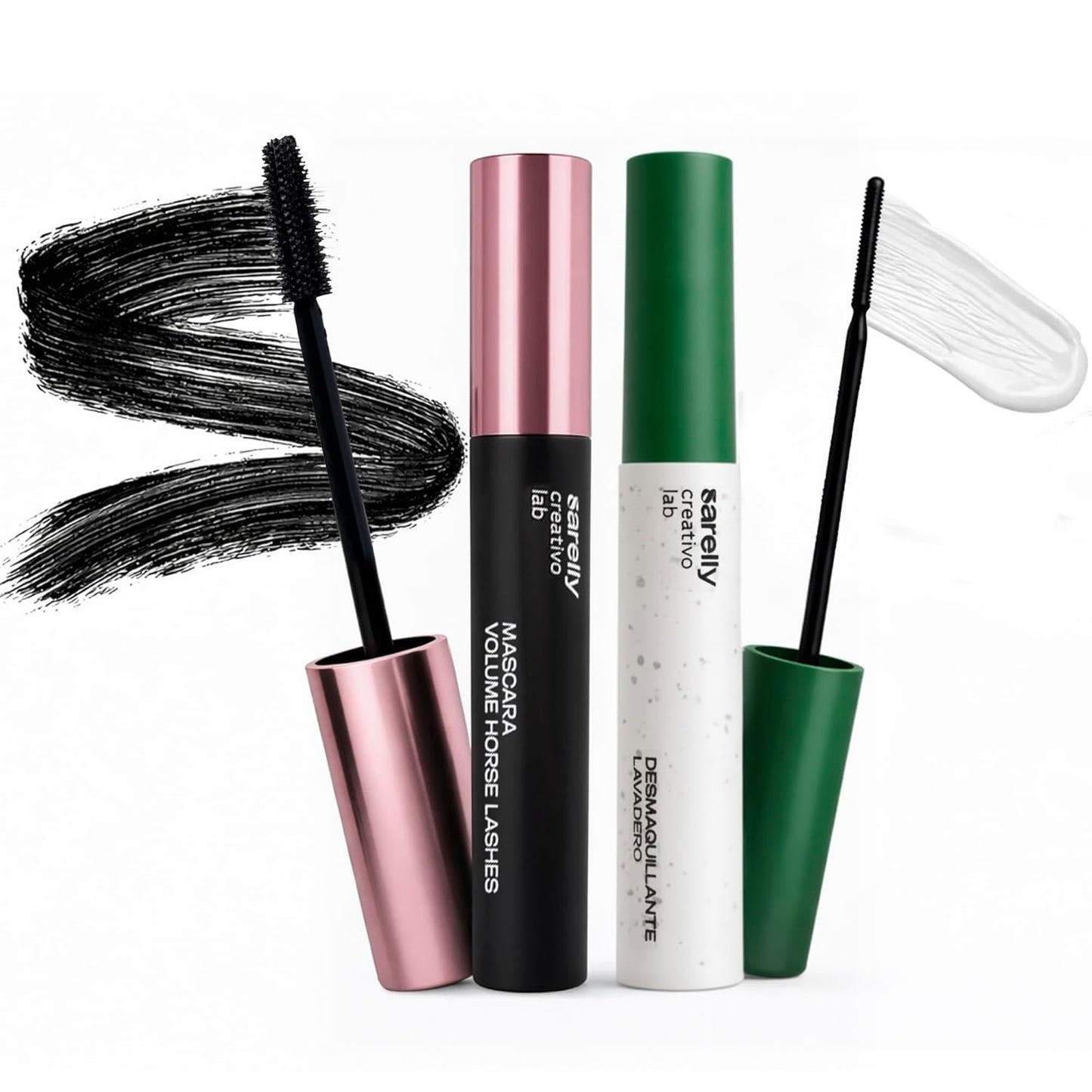 SARELLY Cow Lashes Mascara | Waterproof | Volumizing & Lengthening | Lash-Conditioning | Vegan & Cruelty-Free