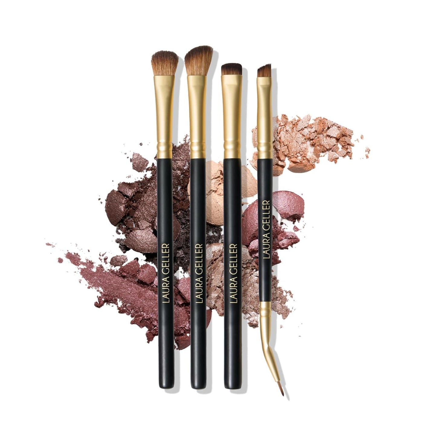 LAURA GELLER NEW YORK The Brush Vault - Ultimate Limited Edition Makeup Brush Collection - Includes Ten Must-Have Makeup Brushes for Mature Skin Makeup Application - 10 Count