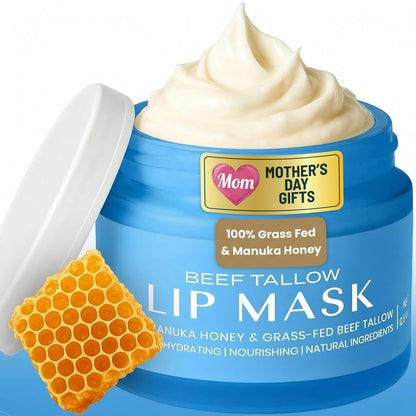Body Restore Whipped Beef Tallow Balm – Mothers Day Gifts for Mom, Grass Fed Moisturizer for Face and Body, Birthday Gifts for Women, Self Care – Eucalyptus