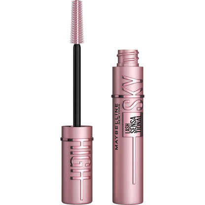 Maybelline Lash Sensational Sky High Mascara Makeup, Volumizing, Lengthening, Defining, Curling, Multiplying, Buildable, Washable Formula, Burgundy Haze, 1 Count