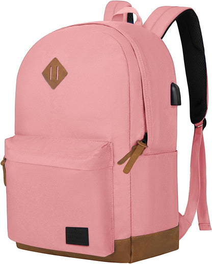 Goloni Backpack for Men Women,Travel Laptop Backpack, Water Resistant 17.3 Inch USB Charging Backpack, Large Capacity Work Commute Bag