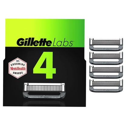 GilletteLabs Shaving Razor Blade Refills for Men, 12 Count
