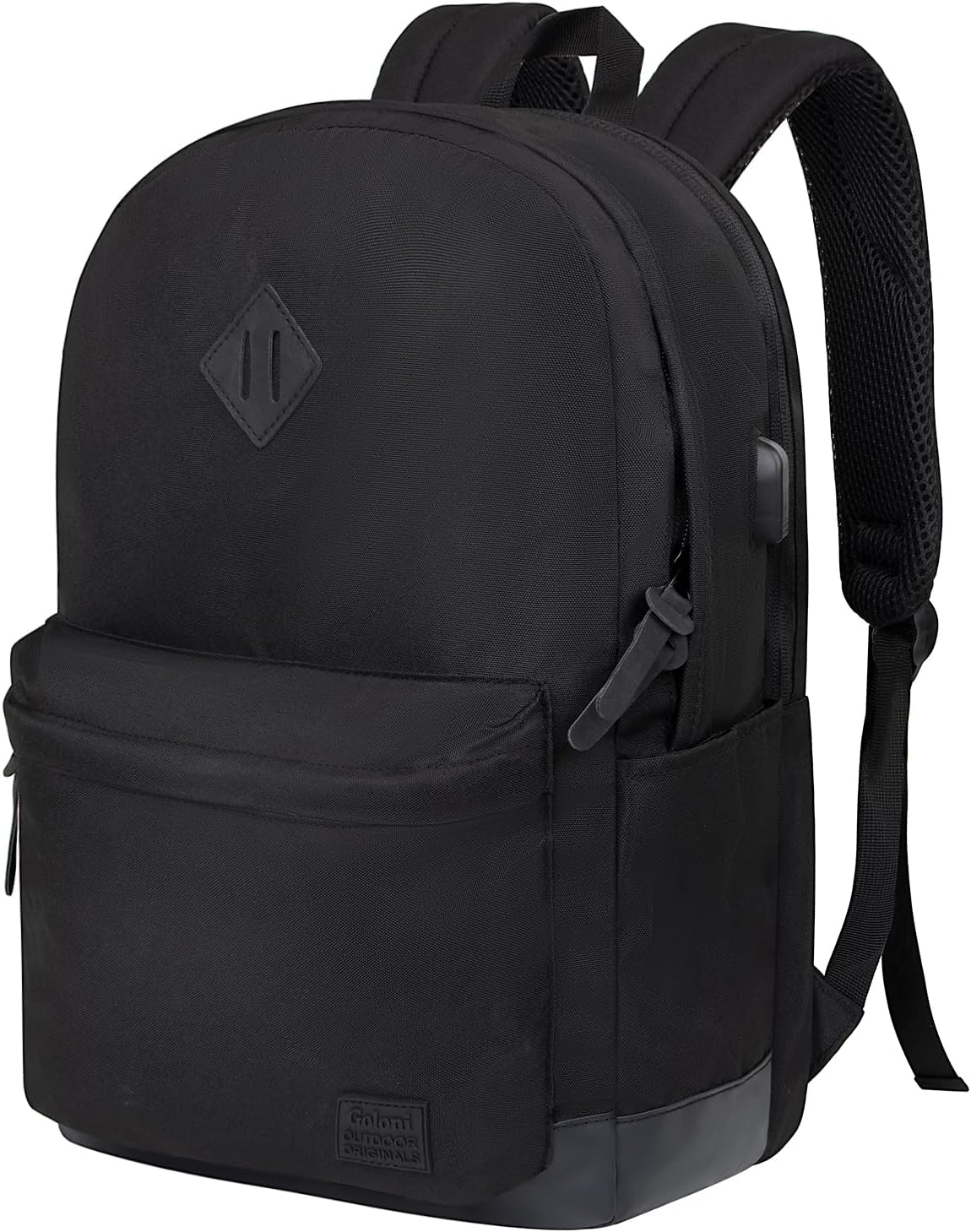 Goloni Backpack for Men Women,Travel Laptop Backpack, Water Resistant 17.3 Inch USB Charging Backpack, Large Capacity Work Commute Bag