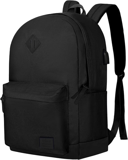 Goloni Backpack for Men Women,Travel Laptop Backpack, Water Resistant 17.3 Inch USB Charging Backpack, Large Capacity Work Commute Bag