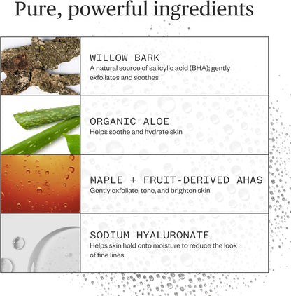 Ursa Major Essential Face Tonic | 4-in-1 Natural Toner to Cleanse, Exfoliate, Soothe and Hydrate | Vegan, Cruelty-Free, Non-Toxic | 4 Ounces