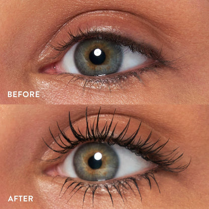 LAURA GELLER NEW YORK Kajal Longwear Mascara – Black – Volumizing, Lengthening, & Defining Mascara - Smudge‑Proof & Flake‑Proof Wear, Buildable Formula