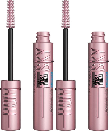 Maybelline Lash Sensational Sky High Mascara Makeup, Volumizing, Lengthening, Defining, Curling, Multiplying, Buildable, Washable Formula, Burgundy Haze, 1 Count
