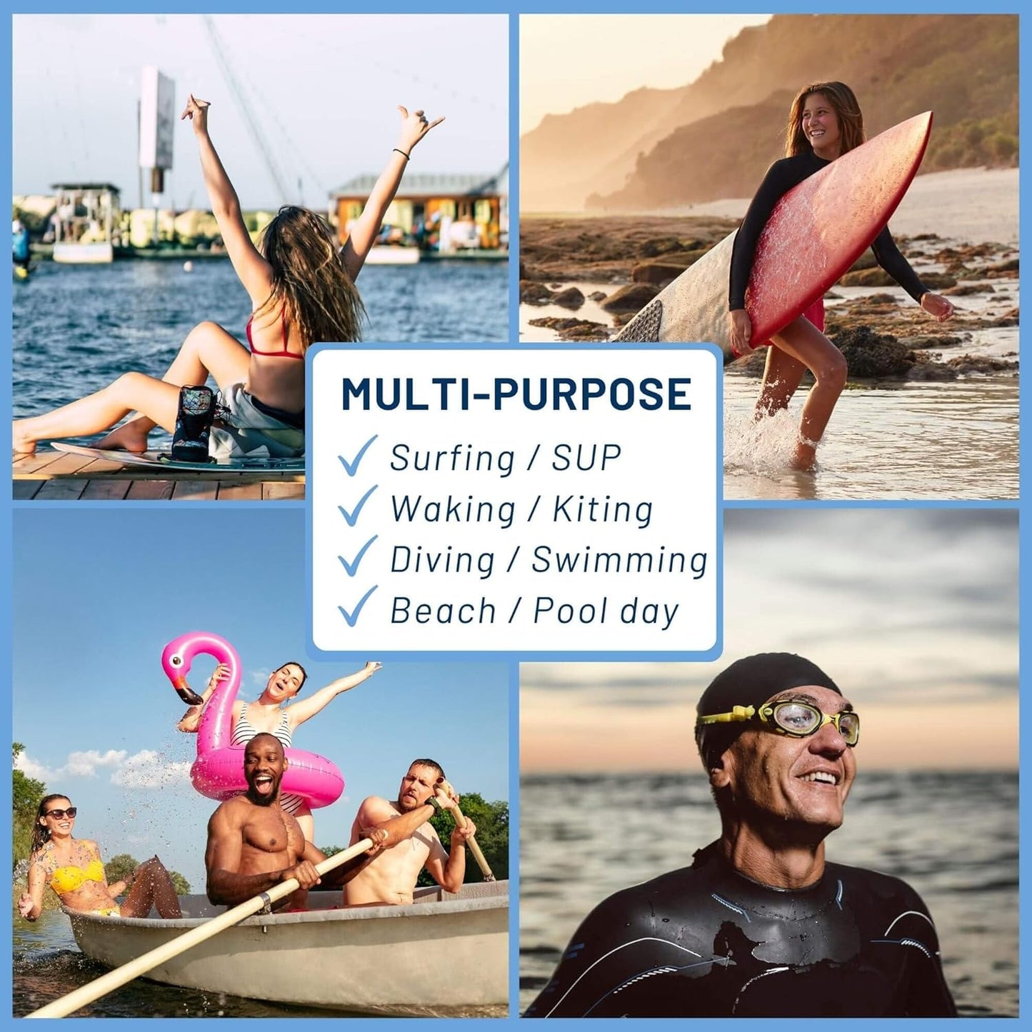 Hang 11 Wetsuit Changing Mat Bag - Surf Changing Mat with Shoulder Strap, Wetsuit Bag Waterproof, Keeps your Wet Suit & Car Clean, Surf Change Gear, Surfing Accessories, Surfing Gifts
